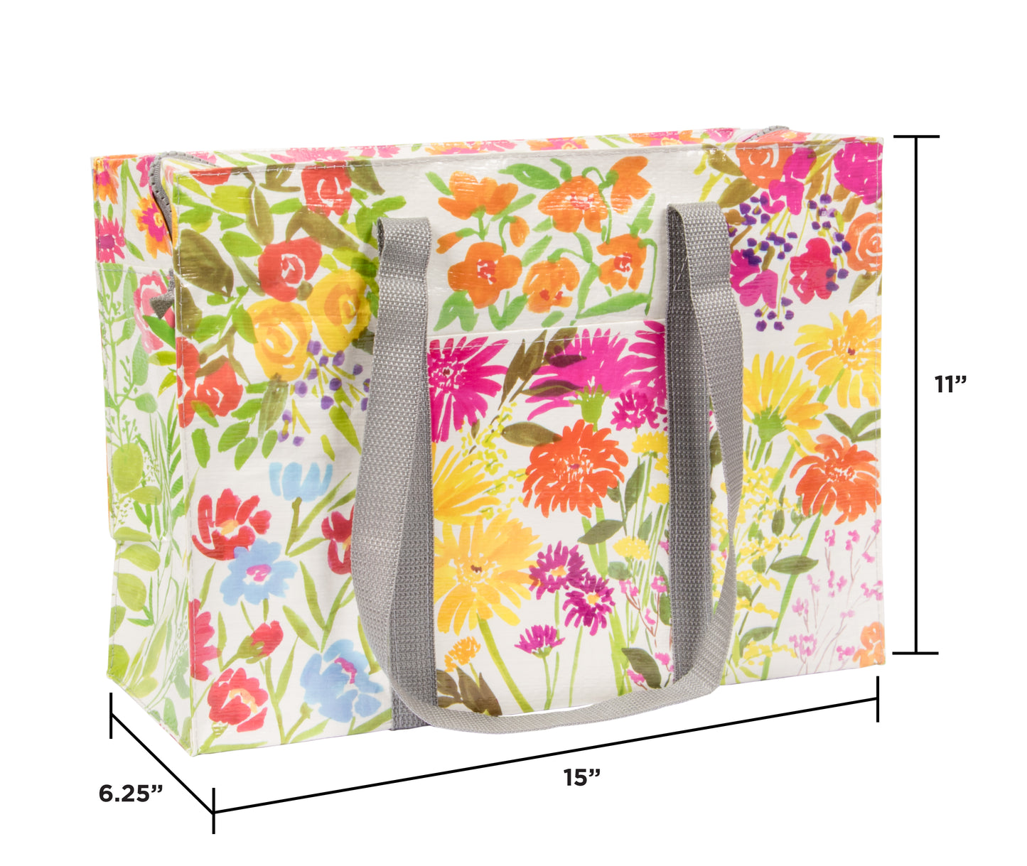 QA657 Flower Garden Shoulder Tote