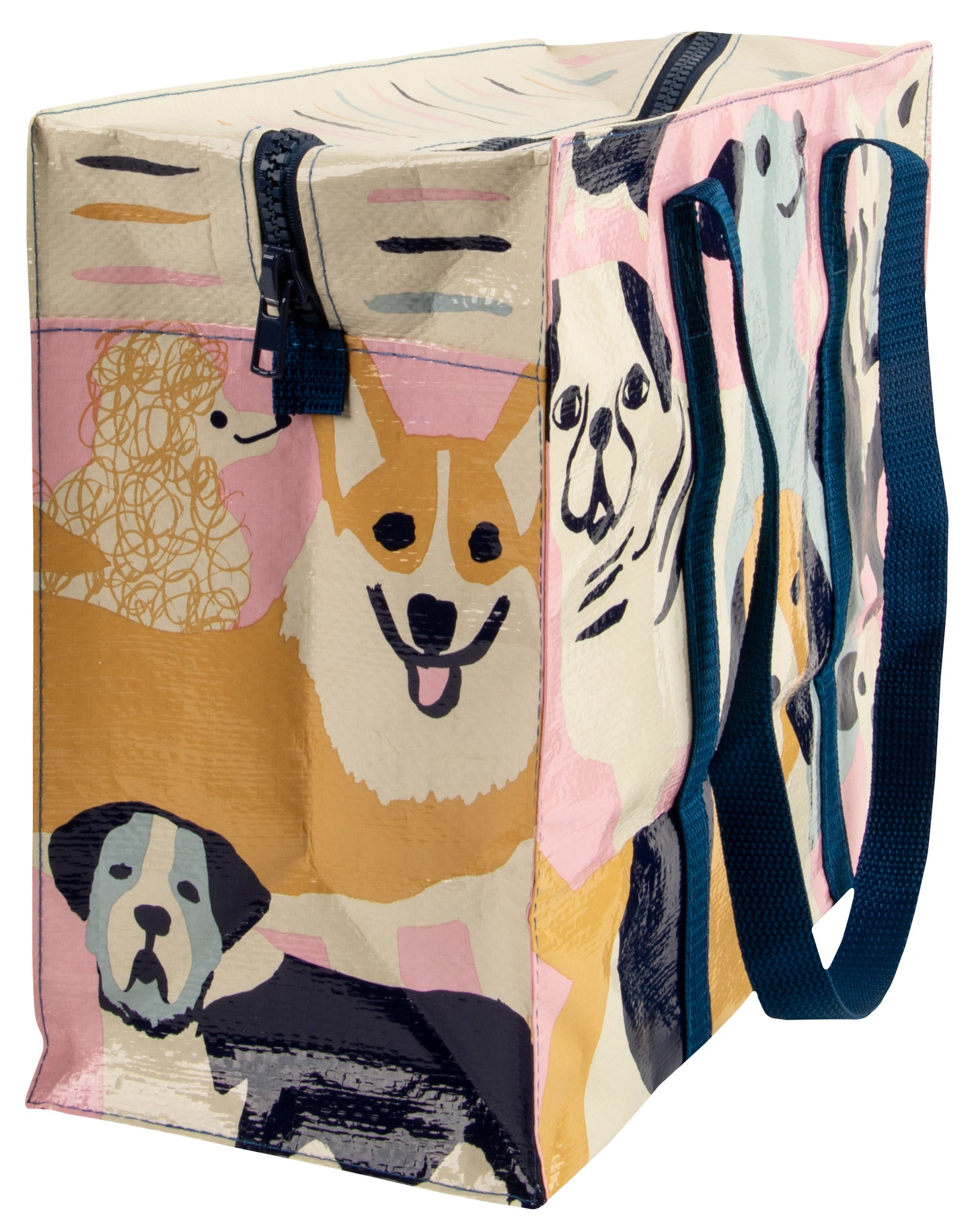 QA664 Happy Dogs Shoulder Tote