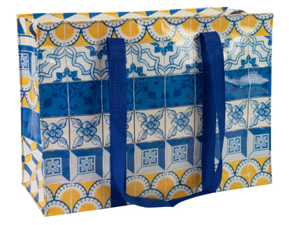 QA667 Painted Tiles Shoulder Tote