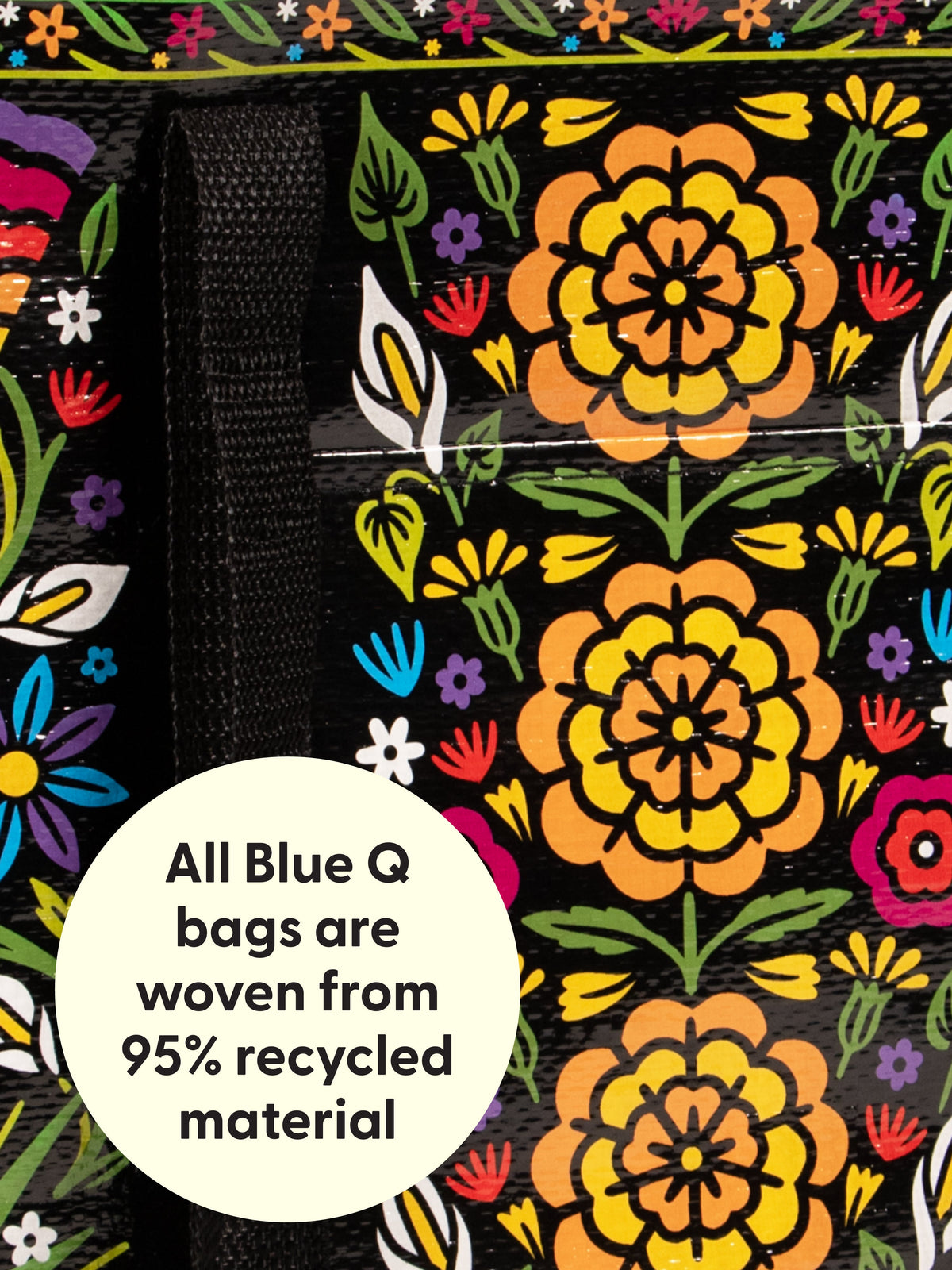 Flower Fest Shoulder Tote - new! by Blue Q – image 5