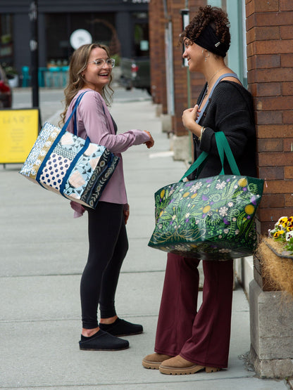Patchwork Shoulder Tote by Blue Q – image 5