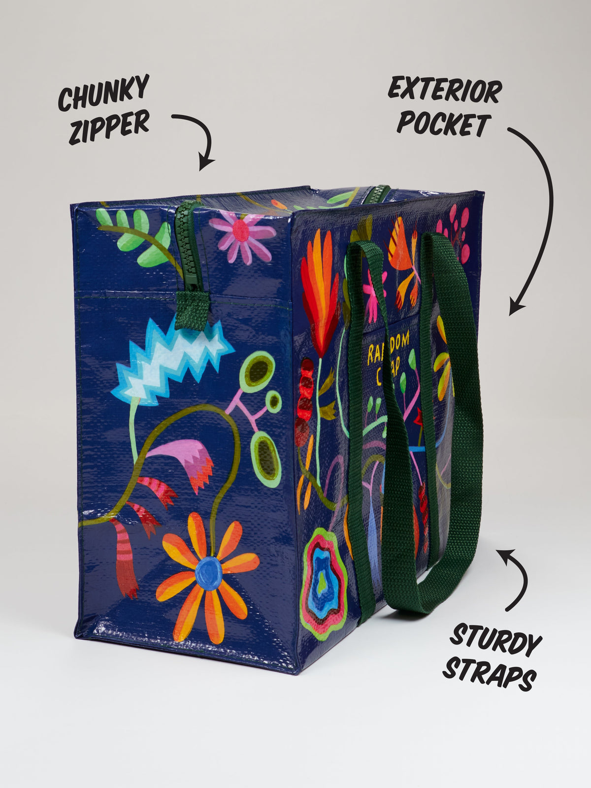 Random Crap Shoulder Tote by Blue Q – image 6