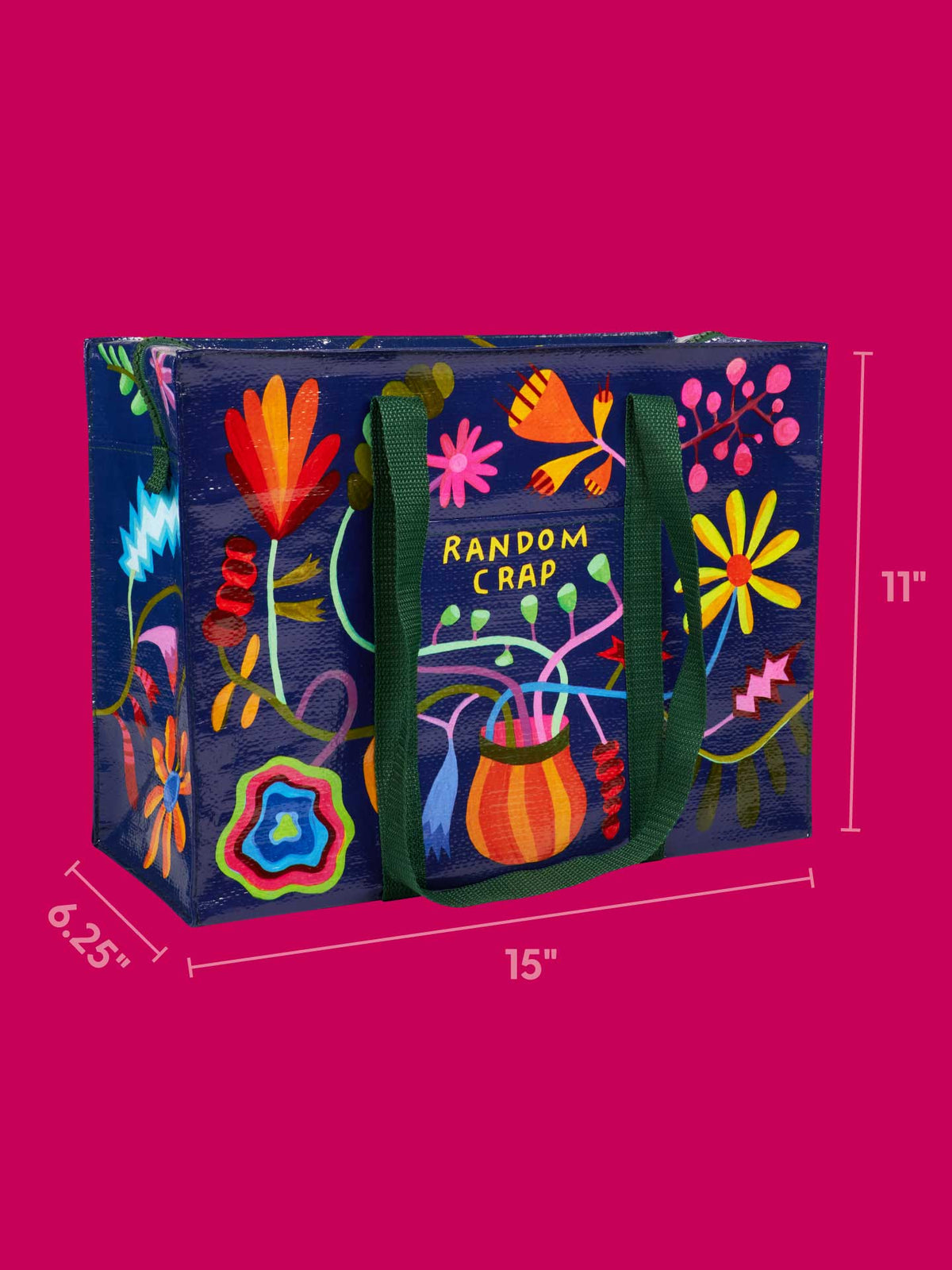 Random Crap Shoulder Tote by Blue Q – image 4