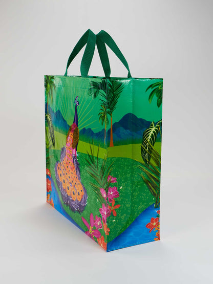 QA866 Peacock Paradise Shopper