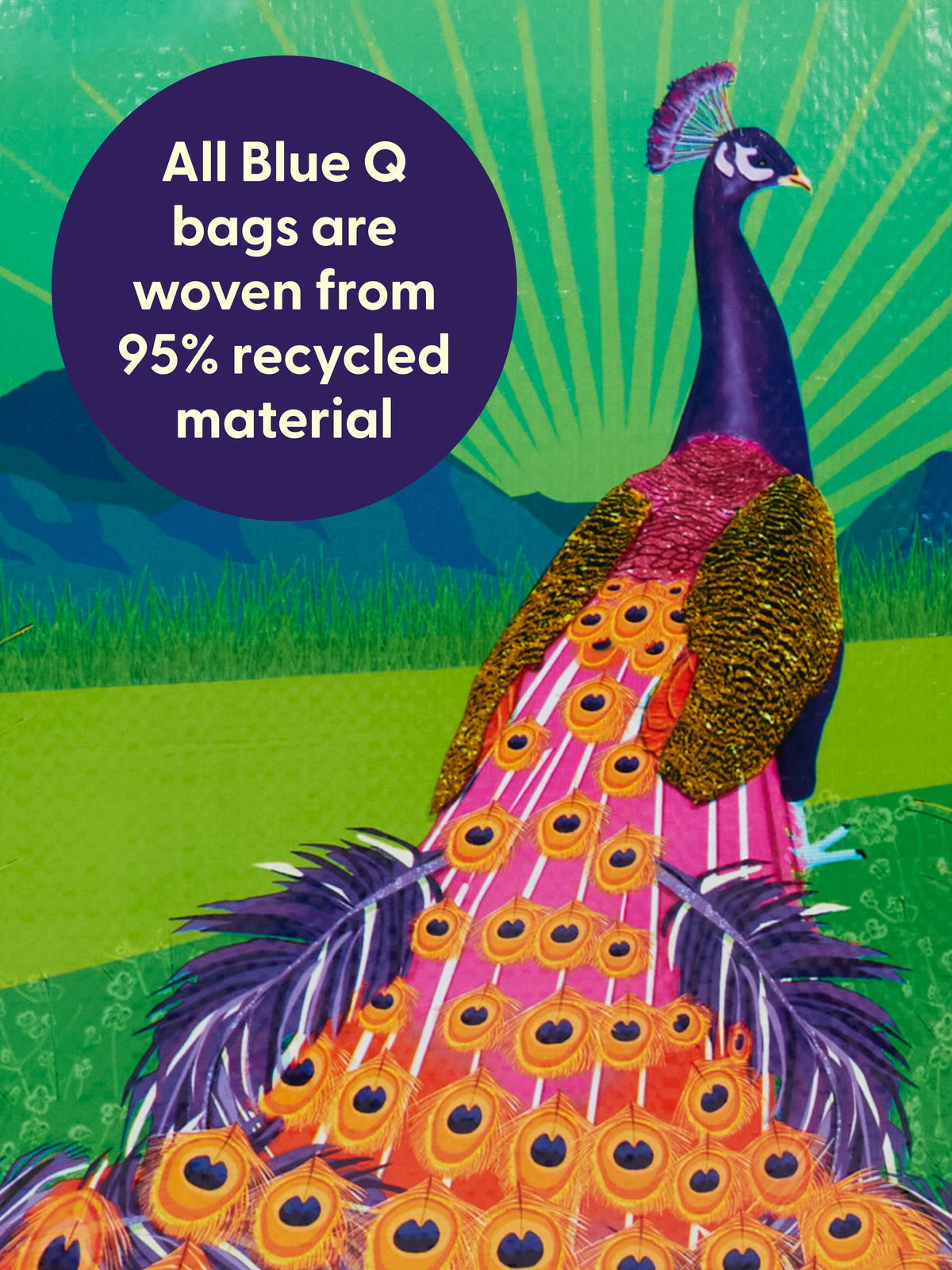 Peacock Paradise Shopper by Blue Q – image 3