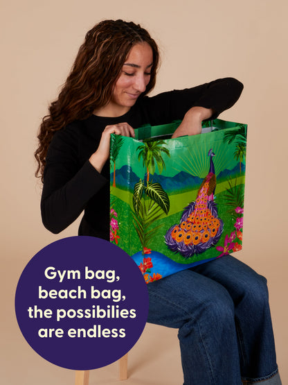 Peacock Paradise Shopper by Blue Q – image 7
