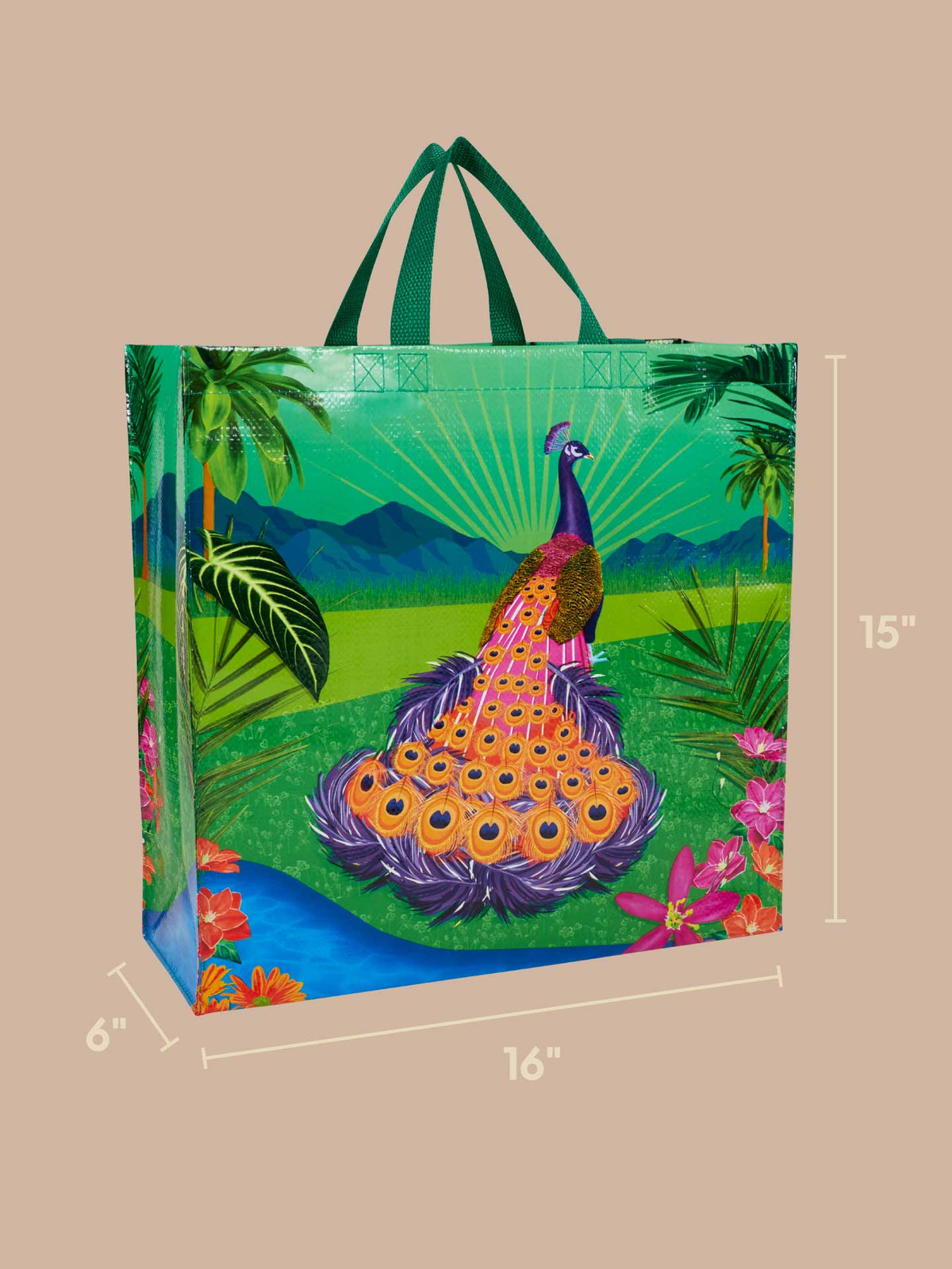 Peacock Paradise Shopper by Blue Q – image 4