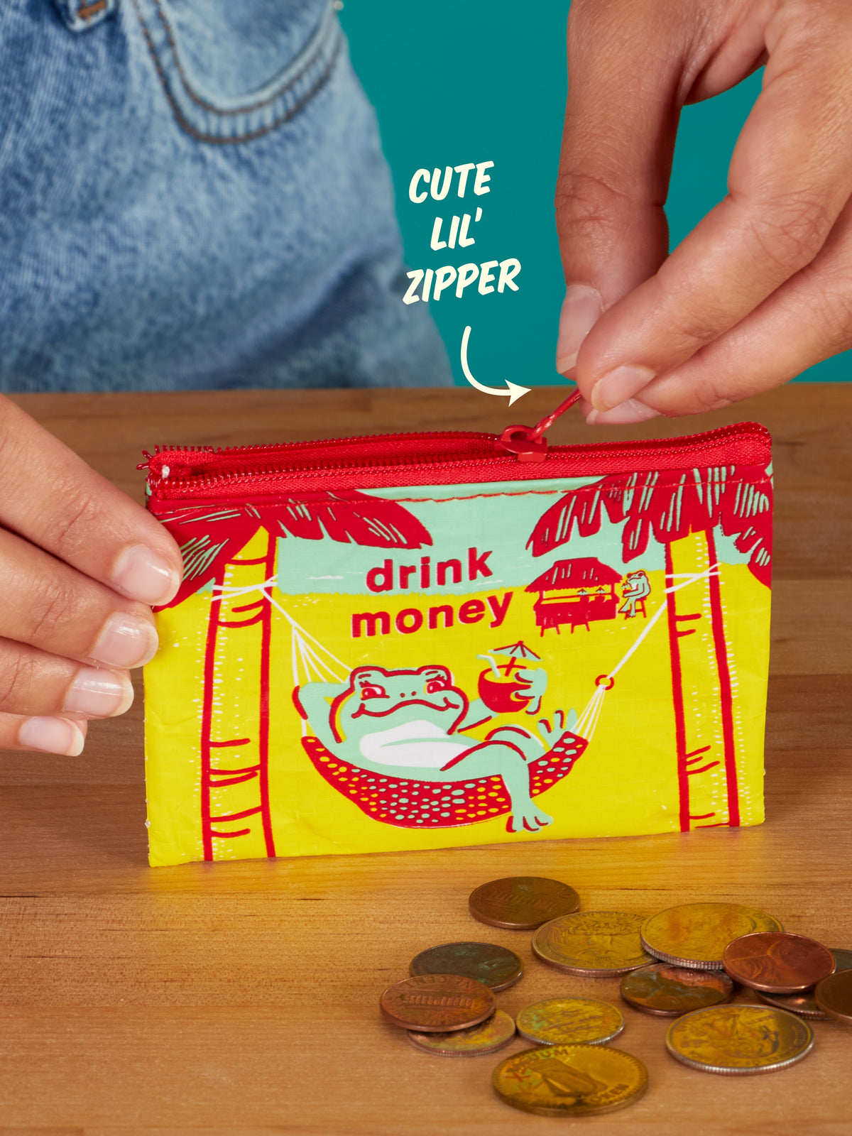 Drink Money Coin Purse by Blue Q – image 5