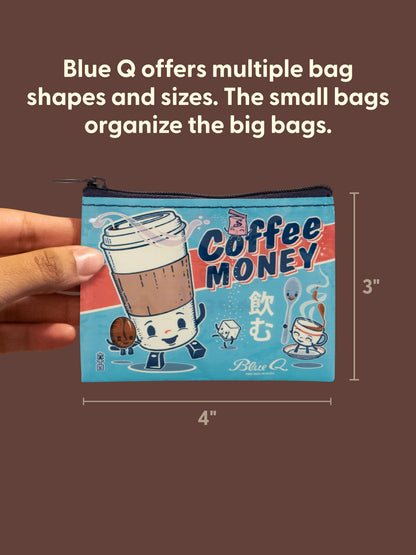 Coffee Money Coin Purse - new! by Blue Q – image 3