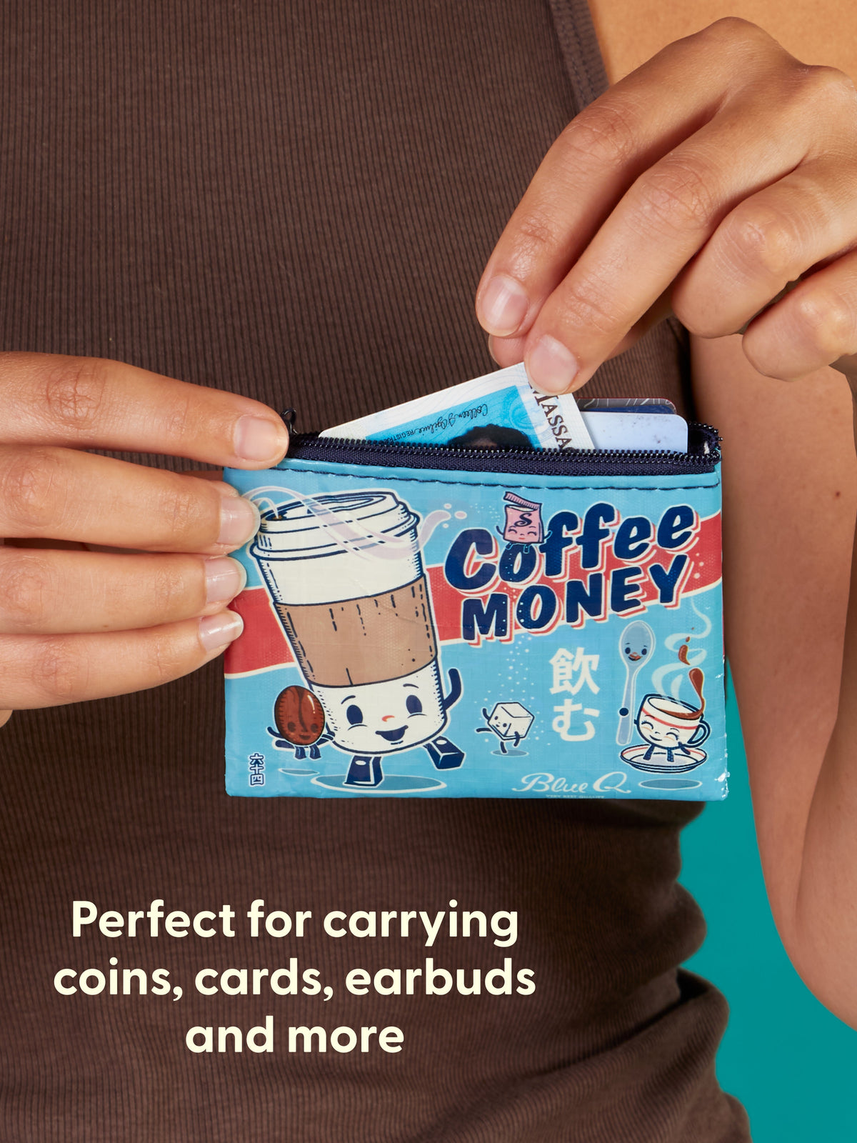 Coffee Money Coin Purse - new! by Blue Q – image 5