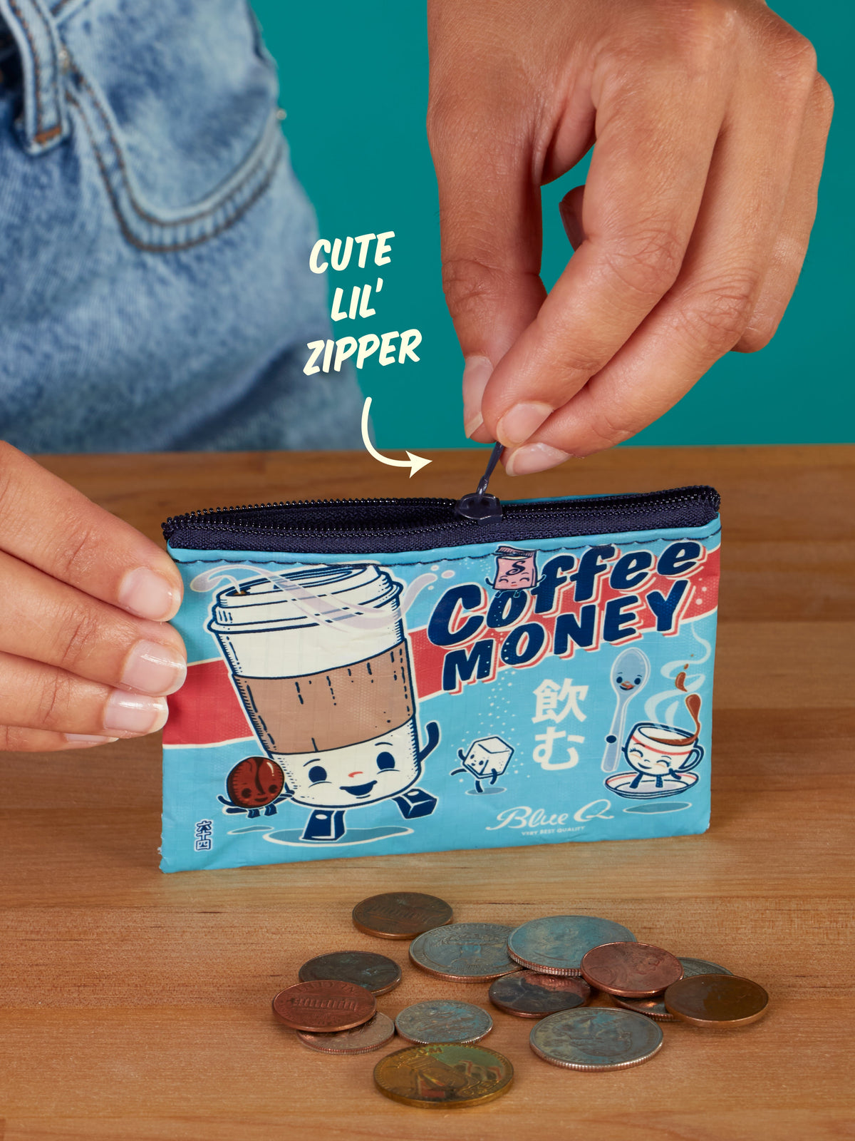 Coffee Money Coin Purse - new! by Blue Q – image 2