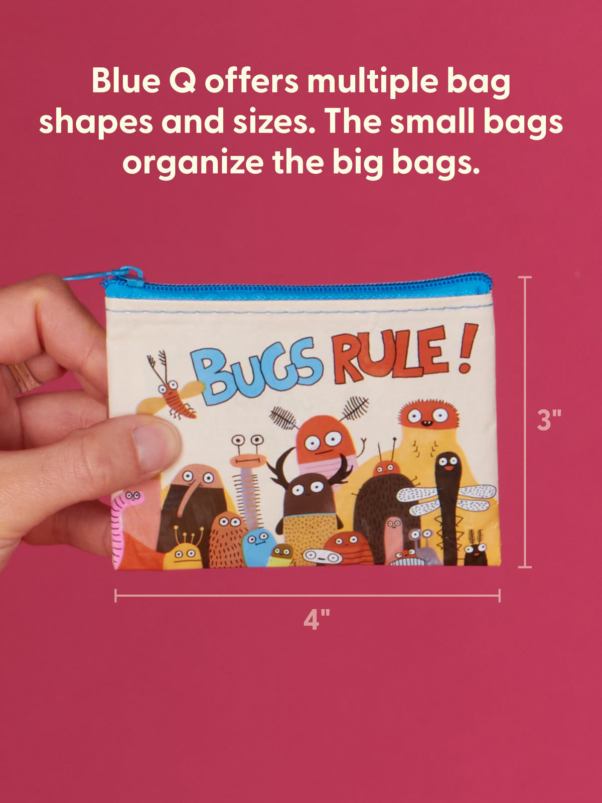 Bugs Rule! Coin Purse by Blue Q – image 2
