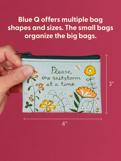 Please, One Shitstorm At A Time Coin Purse by Blue Q – image 2