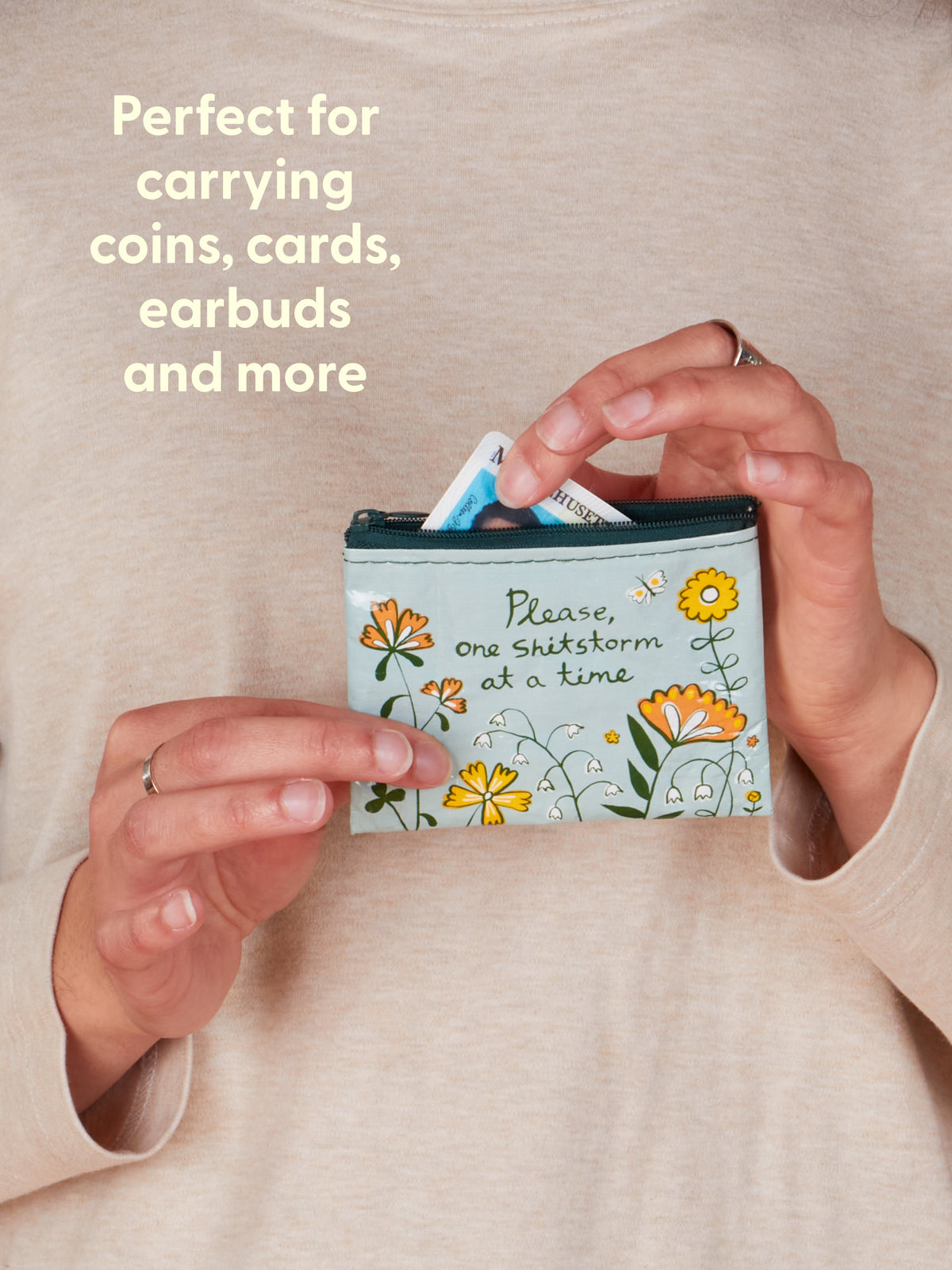 Please, One Shitstorm At A Time Coin Purse by Blue Q – image 4