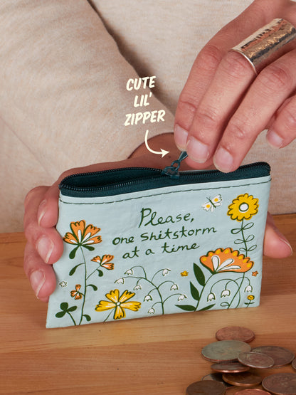 Please, One Shitstorm At A Time Coin Purse by Blue Q – image 5