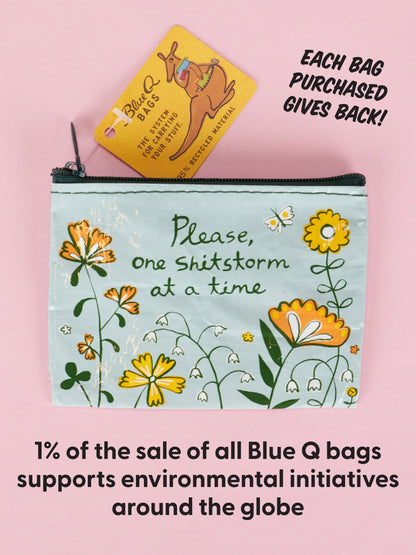 Please, One Shitstorm At A Time Coin Purse by Blue Q – image 6