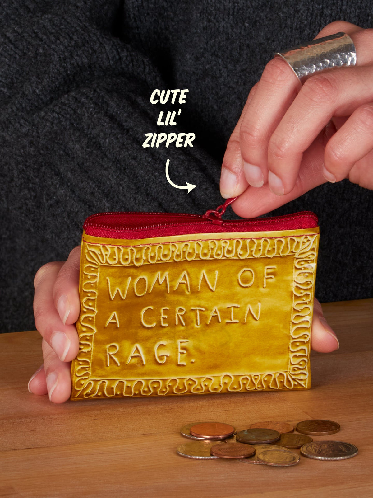 Woman Of A Certain Rage Coin Purse by Blue Q – image 5