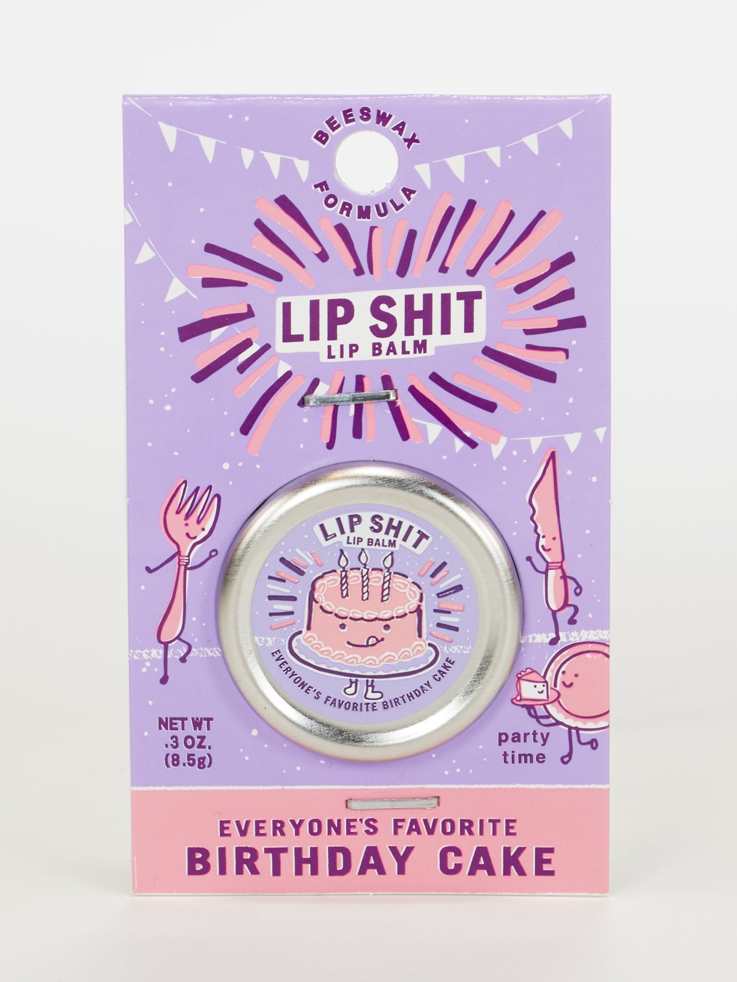 QQ032 Lip Shit Lip Balm-Everyone's Favorite Birthday Cake