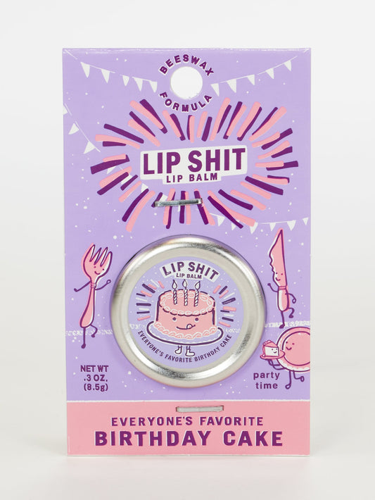 QQ032 Lip Shit Lip Balm-Everyone's Favorite Birthday Cake