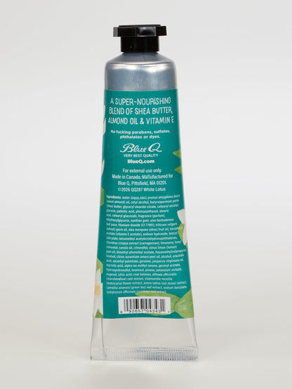 QQ287 I'm A Delicate Fucking Flower Natural Hand Cream- White Lotus Flower with Bergamot & MimosaQQ287