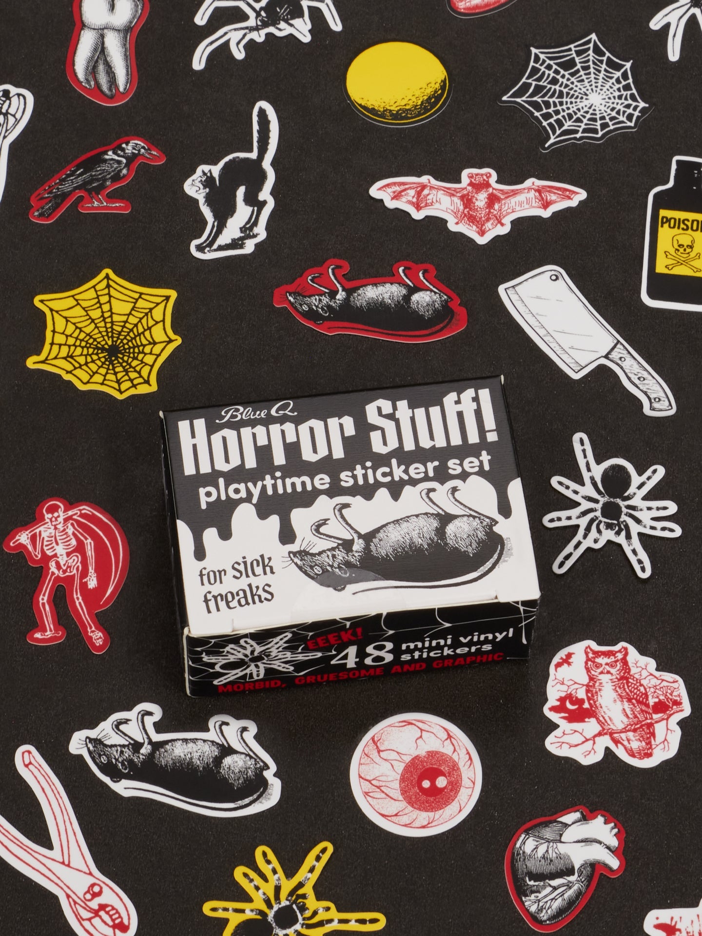 Horror Stuff Playtime Sticker Set by Blue Q