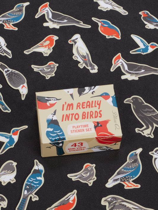 I'm Really Into Birds Playtime Sticker Set by Blue Q