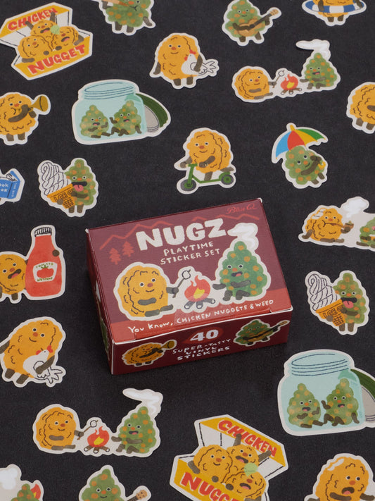 Nugs Playtime Sticker Set by Blue Q