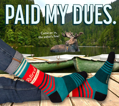 SW1006 Retired As Fuck Men's Socks - new!