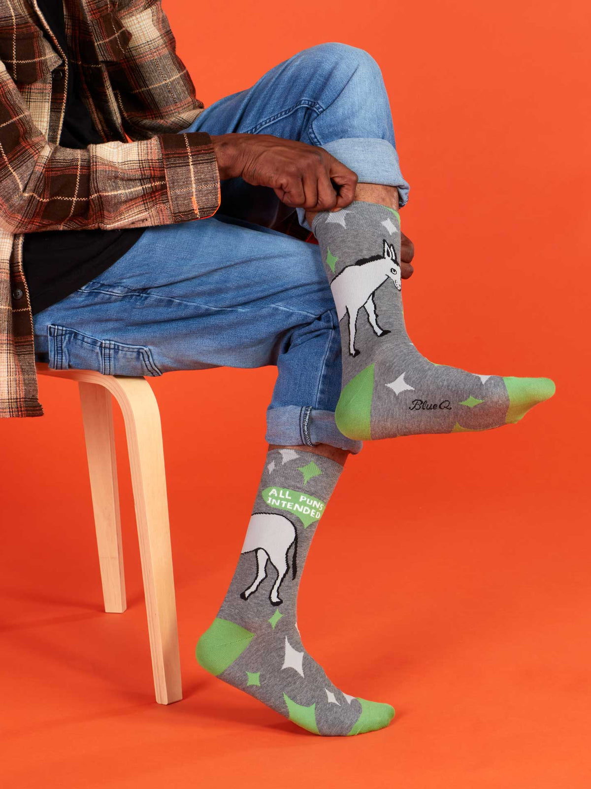 All Puns Intended Men's Socks by Blue Q – image 4