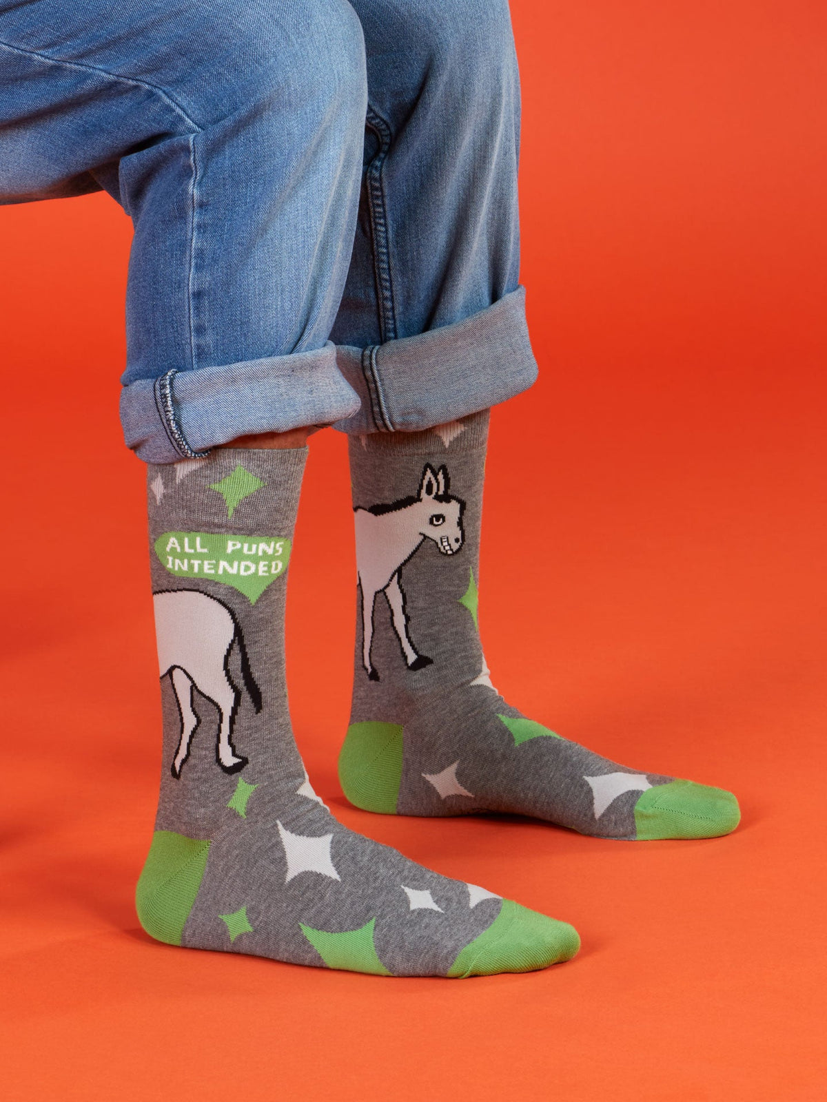 All Puns Intended Men's Socks by Blue Q – image 5