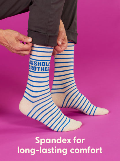 Asshole Brother Men's Socks by Blue Q – image 7