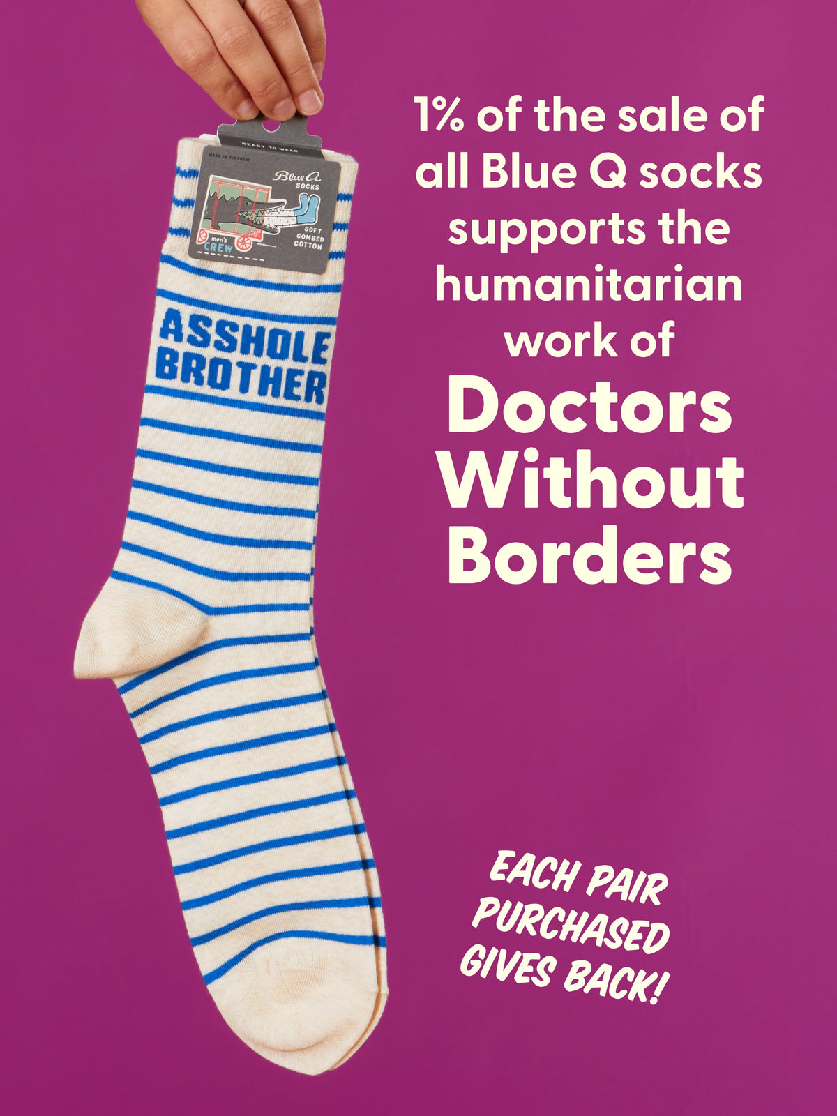 Asshole Brother Men's Socks by Blue Q – image 8