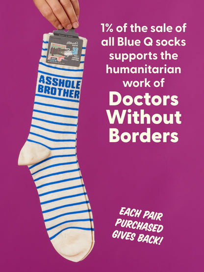 Asshole Brother Men's Socks by Blue Q – image 8