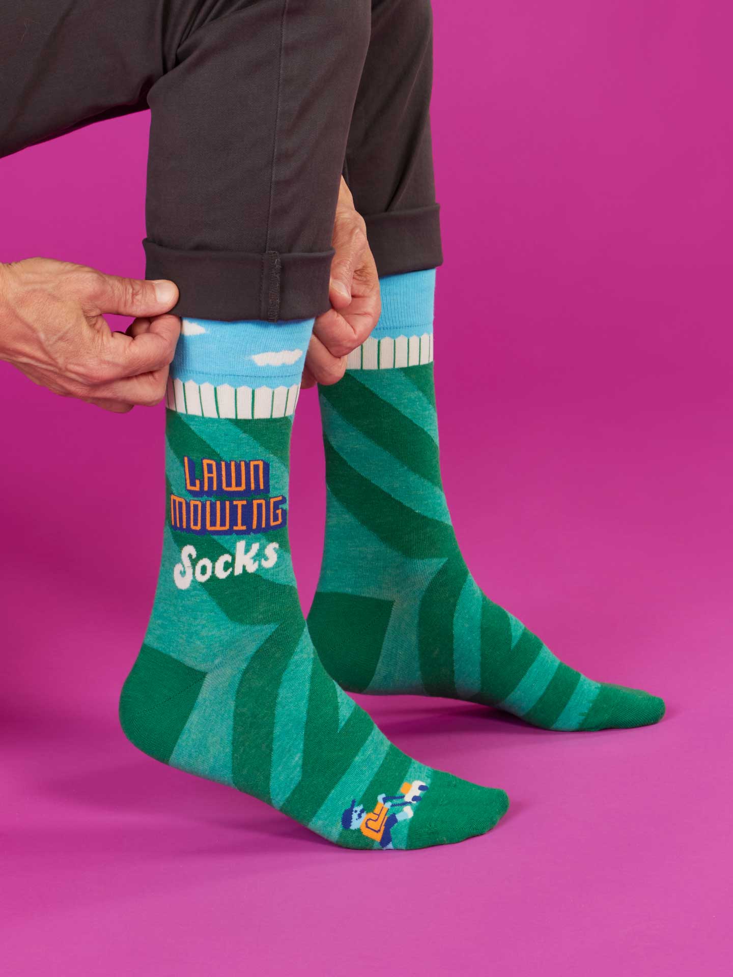 SW1023 Lawn Mowing Socks Men's Socks