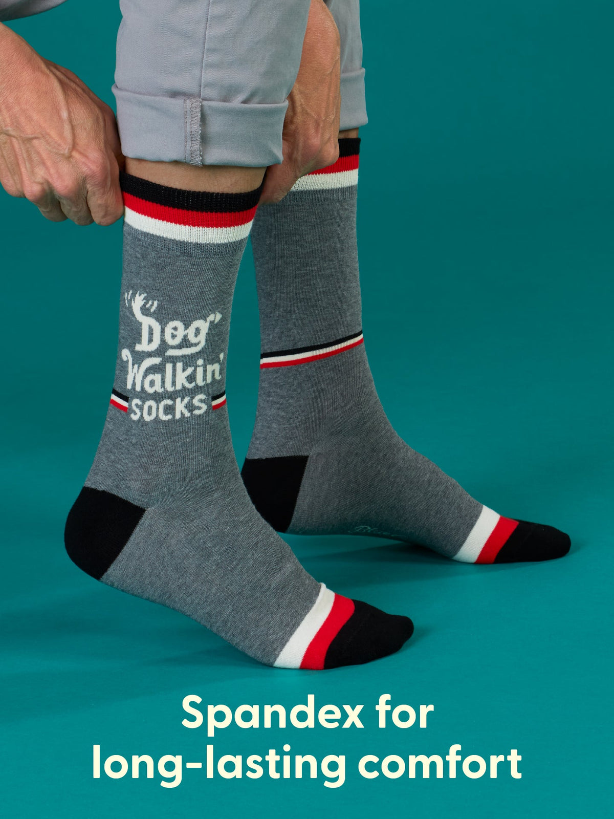 Dog Walkin' Men's Socks by Blue Q – image 7