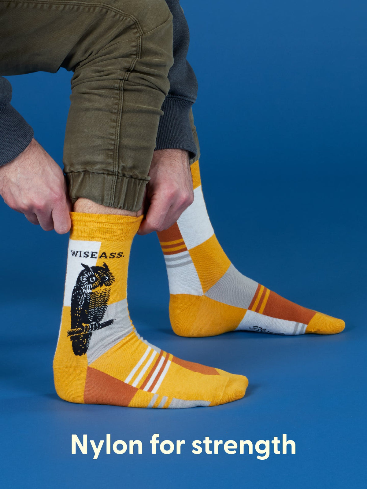 Wiseass Men's Crew Socks by Blue Q – image 5