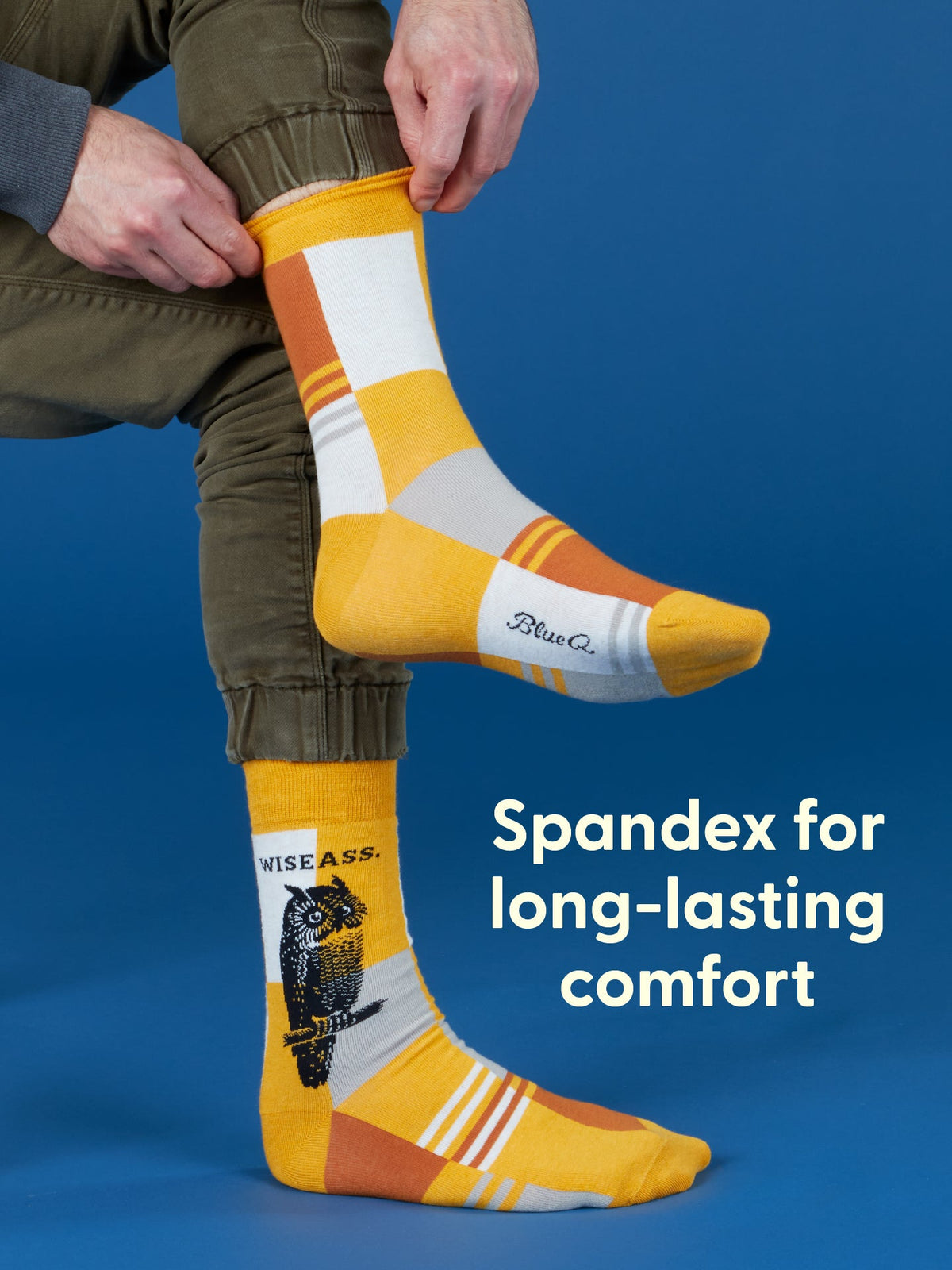 Wiseass Men's Crew Socks by Blue Q – image 6