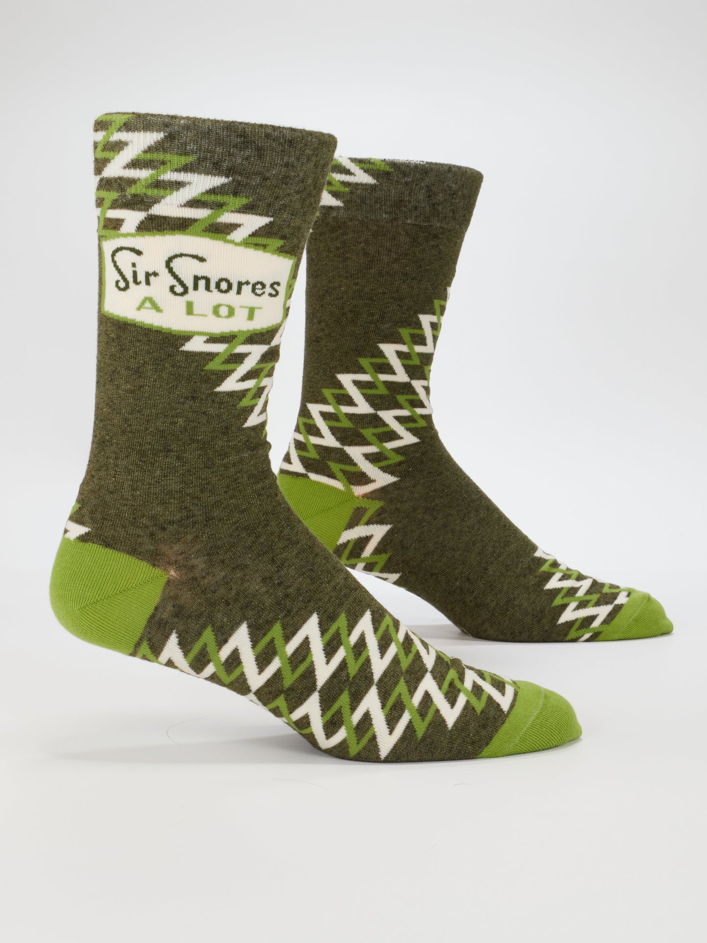 SW1029 Sir Snores A Lot Men's Crew Socks