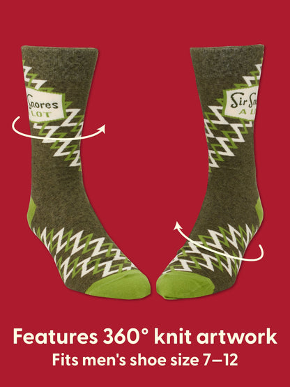 Sir Snores A Lot Men's Crew Socks by Blue Q – image 4