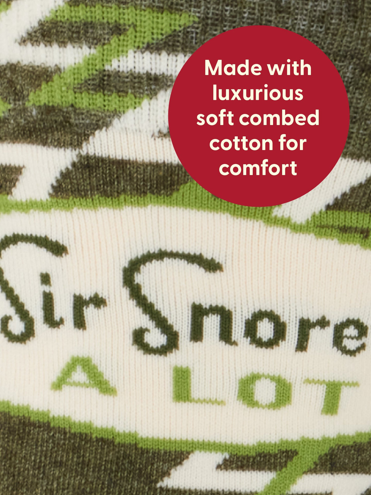 Sir Snores A Lot Men's Crew Socks by Blue Q – image 3