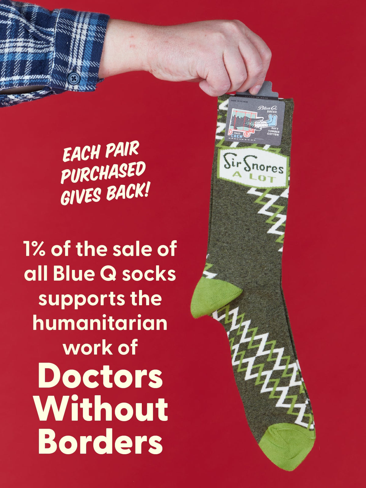 Sir Snores A Lot Men's Crew Socks by Blue Q – image 7