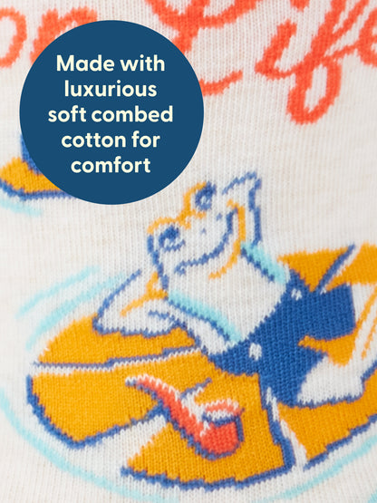 High On Life...And Possibly Weed Men's Crew Socks by Blue Q – image 2
