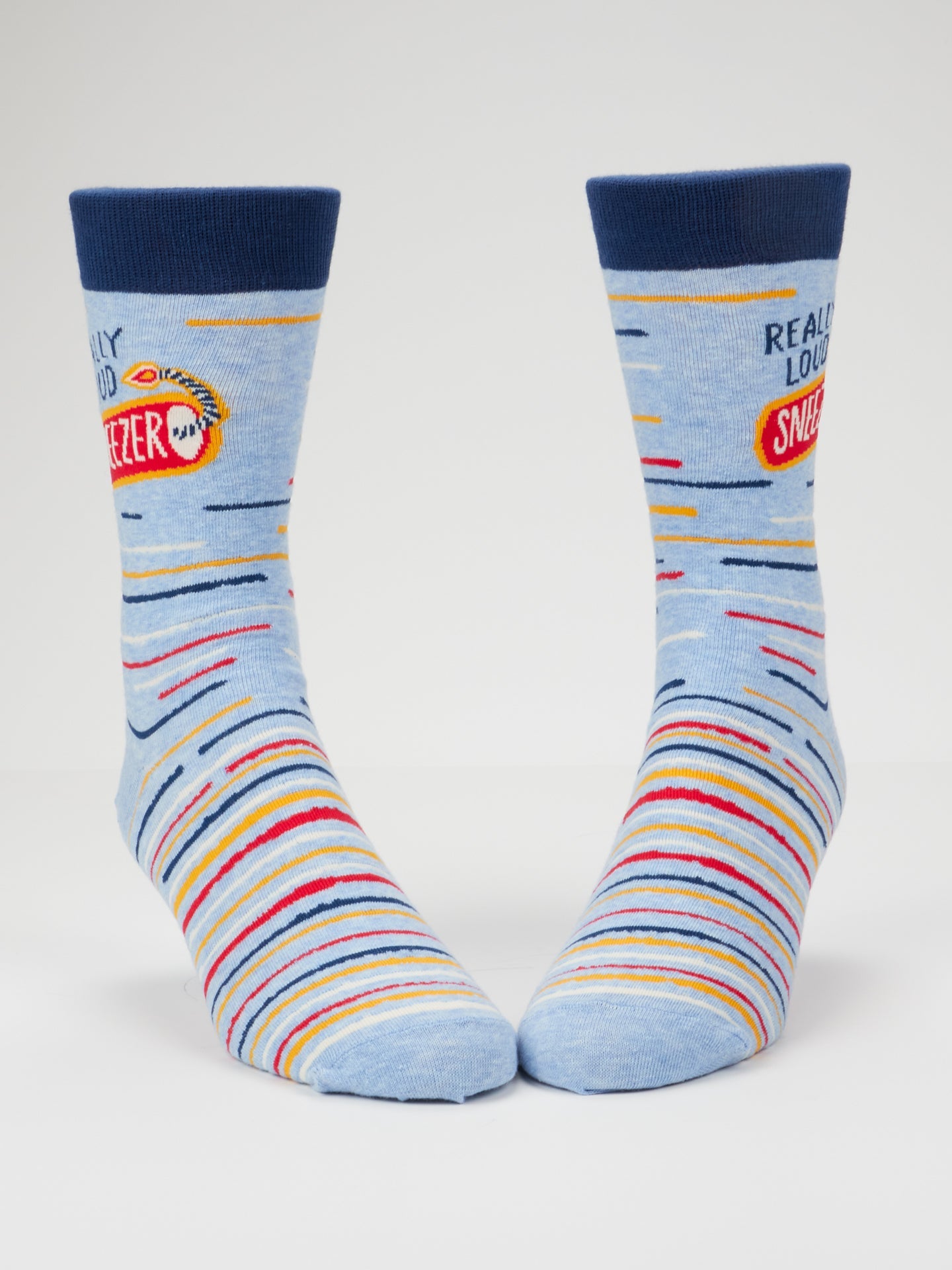 Really Loud Sneezer Men's Crew Socks by Blue Q – image 2