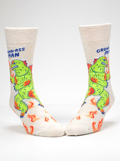 Grown-Ass Man Men's Crew Socks by Blue Q – image 2