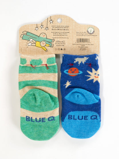 Save World/Take Shit BabySocks by Blue Q – image 2