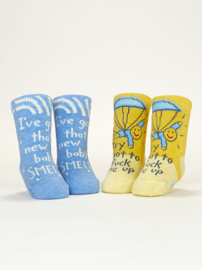 Baby Smell/Fuck Up Baby Socks by Blue Q – image 3