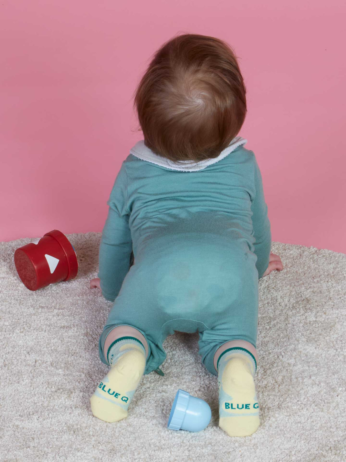 Cuddle Bug/Both Cry Baby Socks by Blue Q – image 6