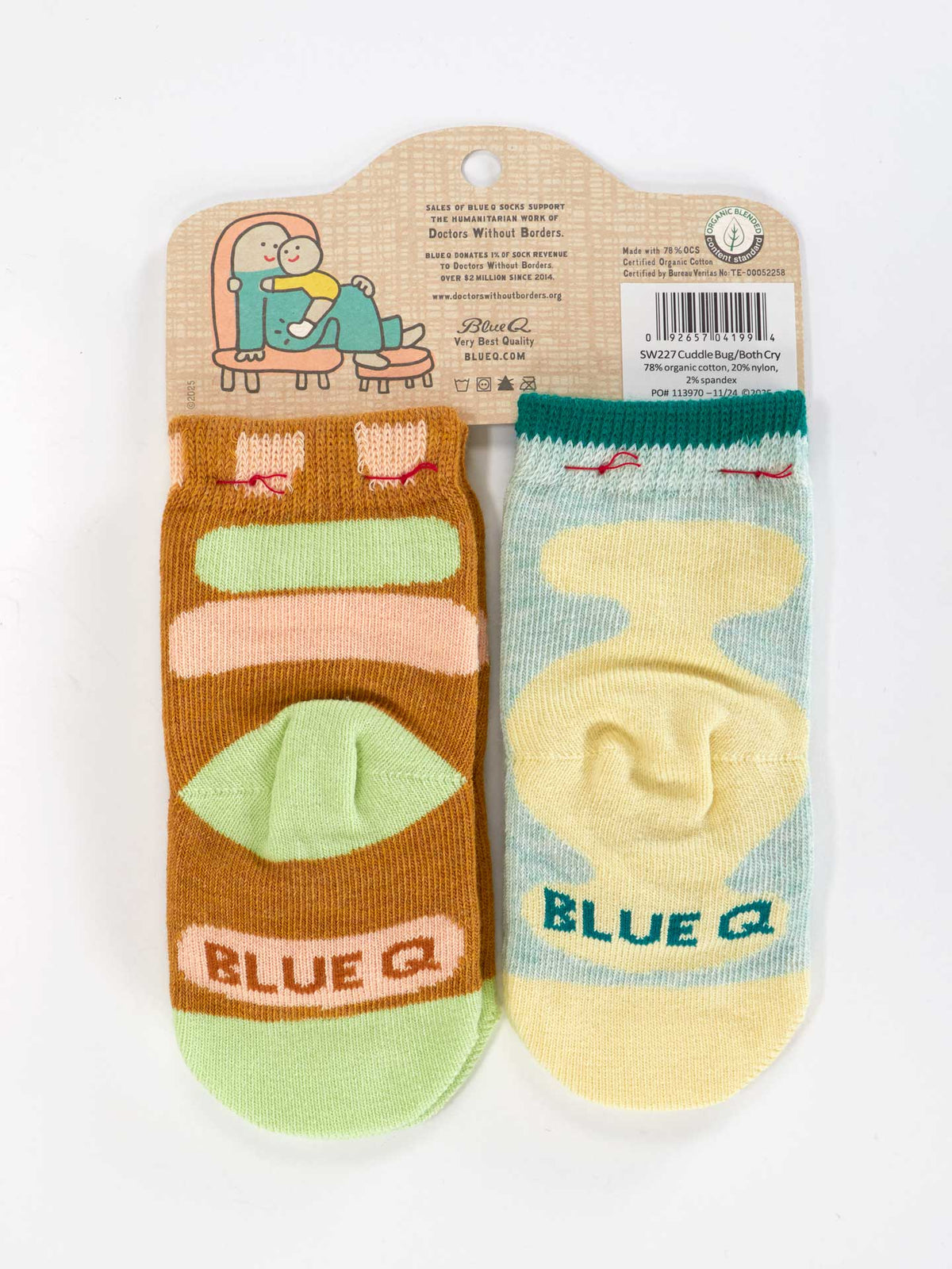 Cuddle Bug/Both Cry Baby Socks by Blue Q – image 2