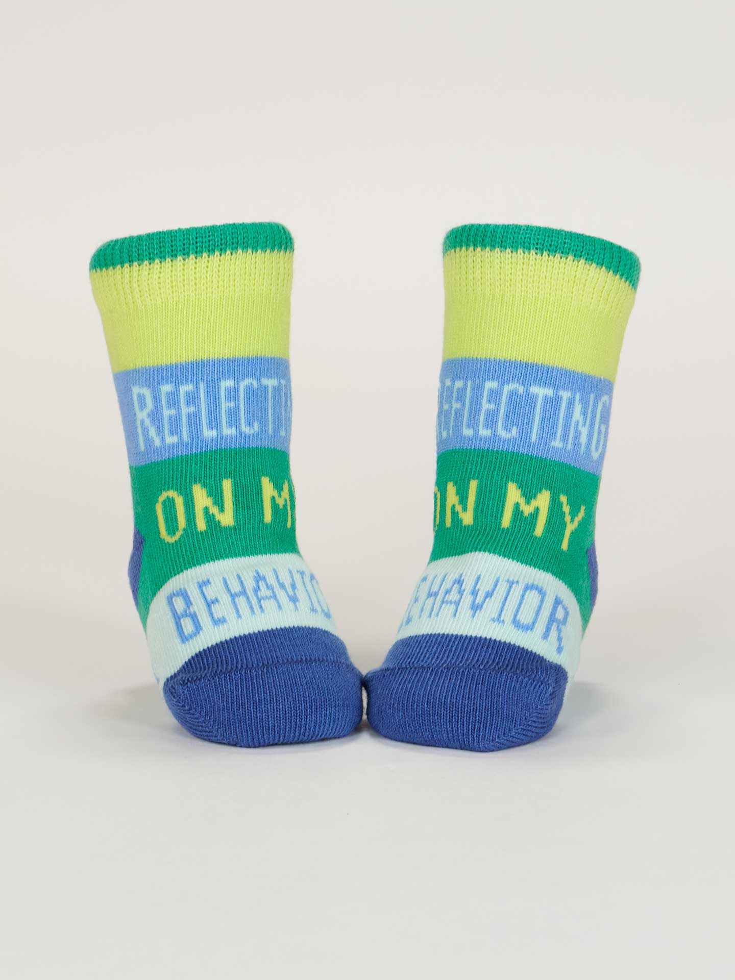 SW231 One Tough Customer/ Reflecting On My Behavior Baby Socks