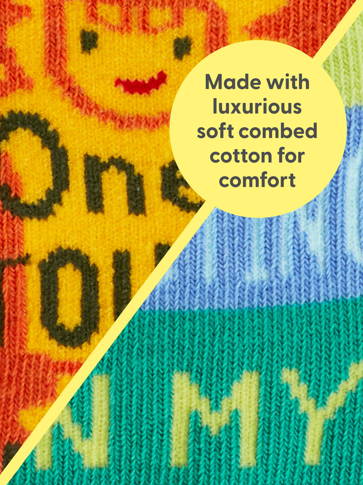 One Tough Customer/ Reflecting On My Behavior Baby Socks by Blue Q – image 7